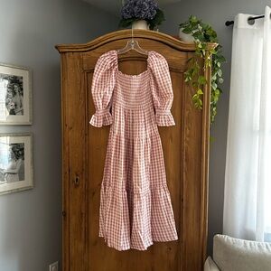 NWT Nothing Fits But Kiko Dress in Rose Gingham